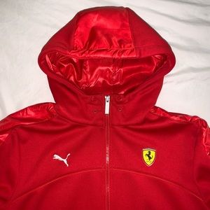 puma red jacket ferrari
